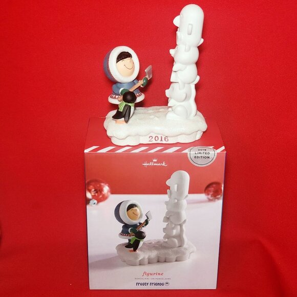 Hallmark Frosty Friends Porcelain Figurine 2016 - Picture 3 of 14